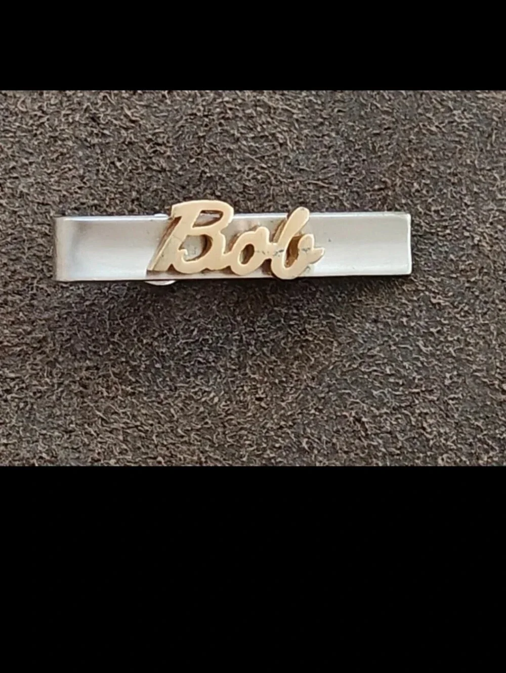 1950s/60s Rare Signed Swank Two Tone 3D Name 